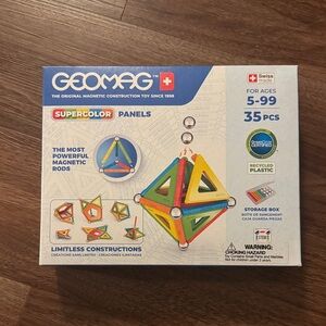 Supercolor Magnetic Building Set - 35 Pieces